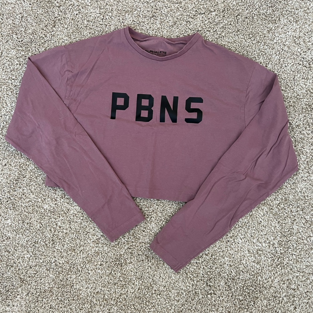 Alphalete long sleeve crop top size small